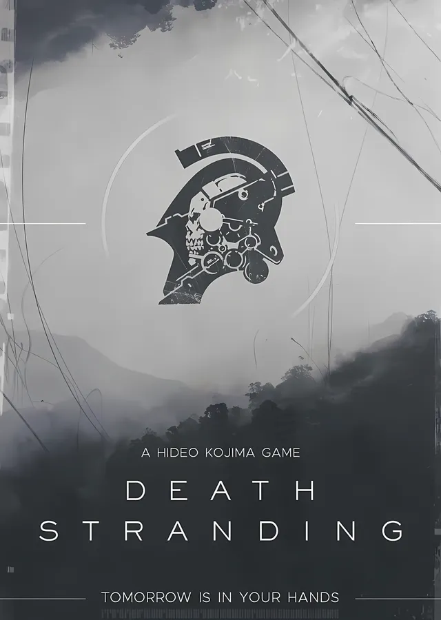 Death Stranding: Kojima Productions Silüet metal tablo