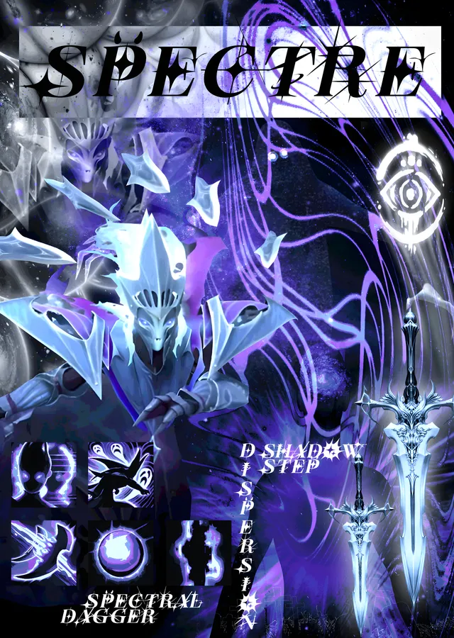 Dota 2: Spectre metal tablo