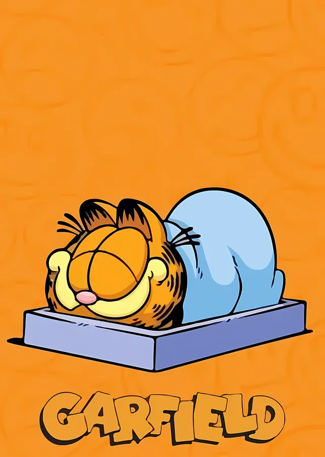 Garfield: Kutuda Uyku metal tablo