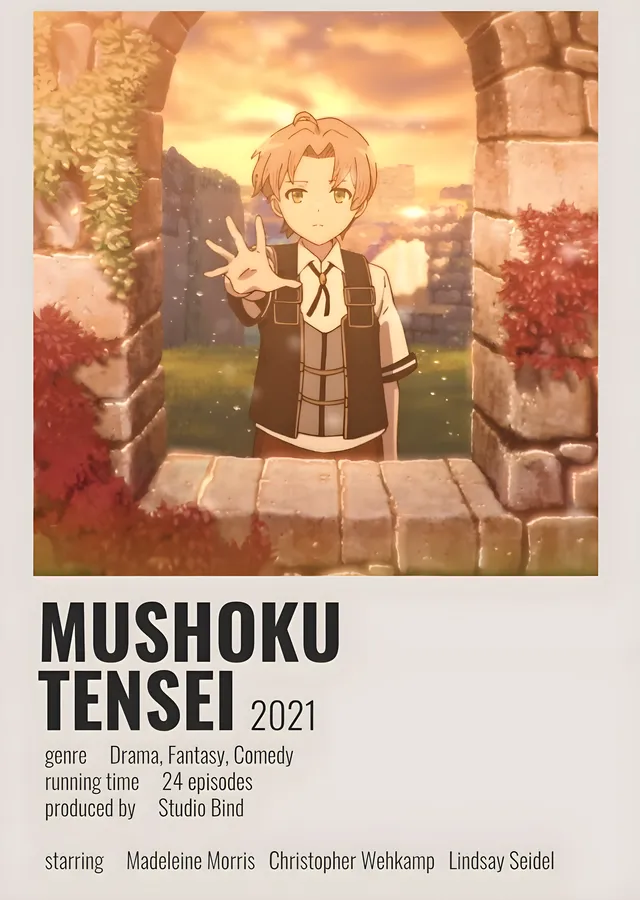Mushoku Tensei 2021 metal tablo