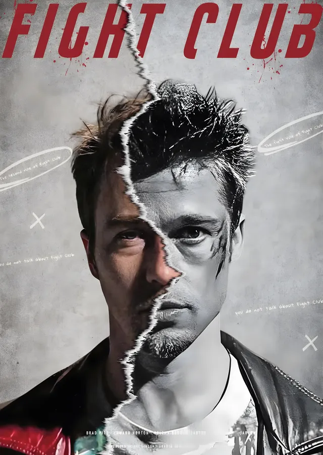 Fight Club metal tablo