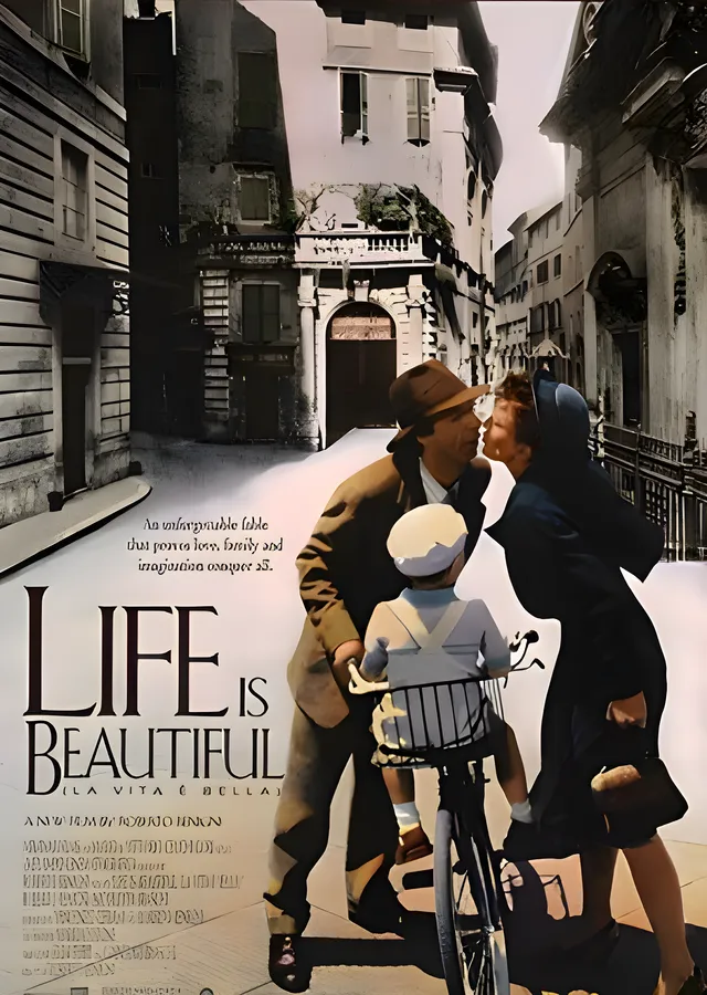 Life is Beautiful metal tablo