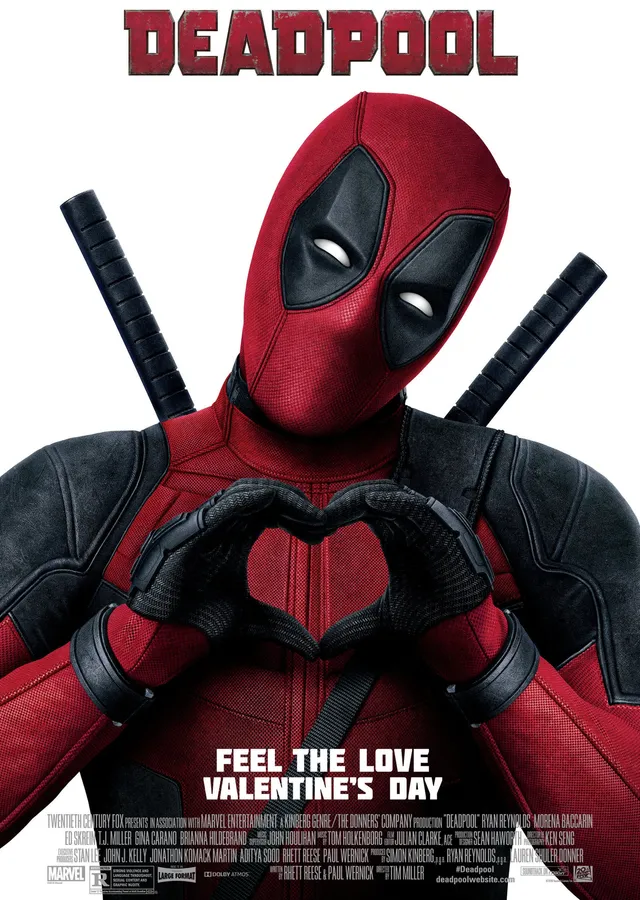 Deadpool - Feel the Love metal tablo