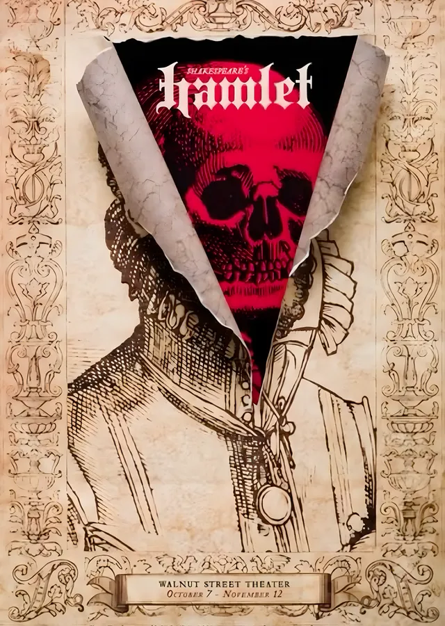 Shakespeare'in Hamlet'i: Ölüm ve İntikam metal tablo