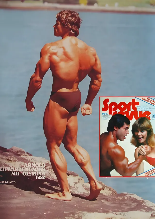 Arnold Schwarzenegger: Mr. Olympia 1980 metal tablo
