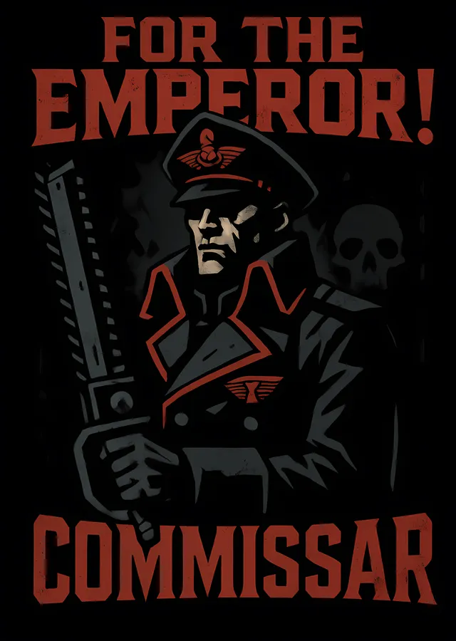 Warhammer 40K: İmparator İçin, Komiser metal tablo