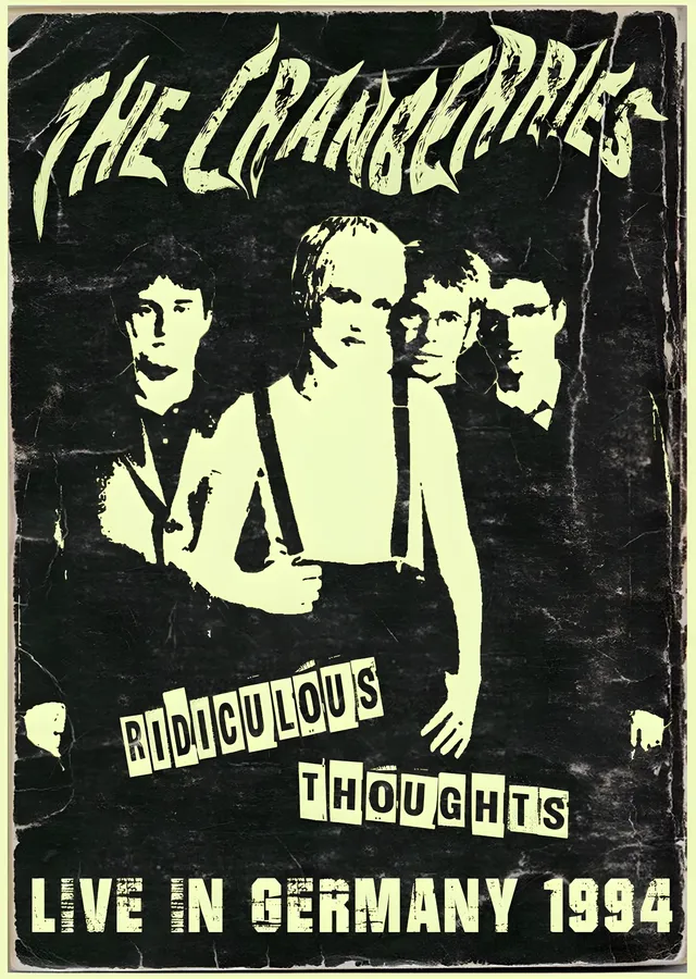 The Cranberries - Live in Germany 1994 metal tablo