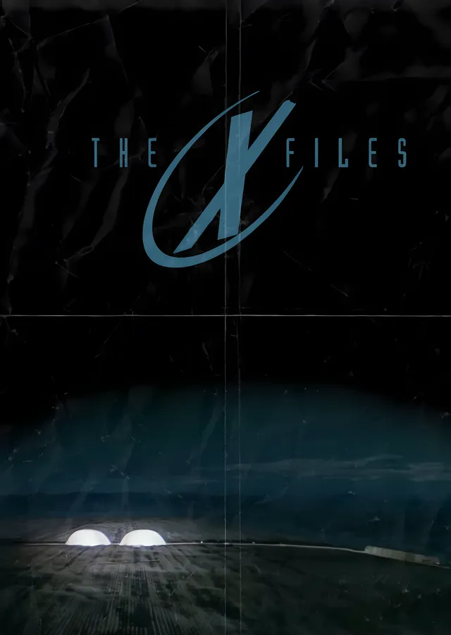 The X-Files metal tablo