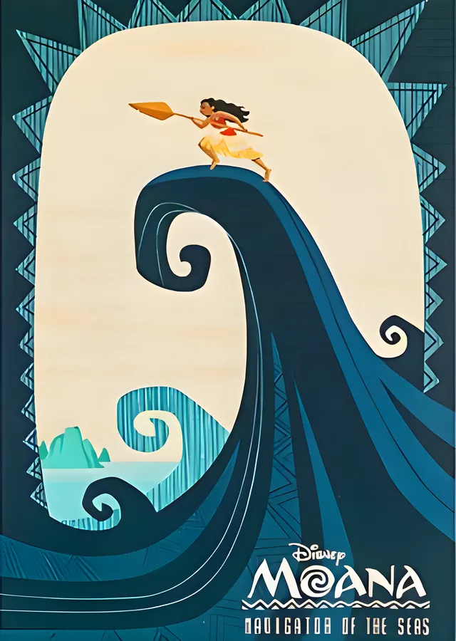 Moana: Navigator of the Seas metal tablo