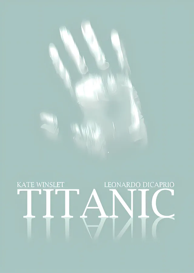 Titanic: Kate Winslet ve Leonardo DiCaprio metal tablo