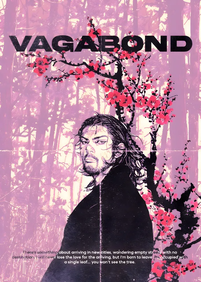 Vagabond: Samuray Yalnızlığı metal tablo