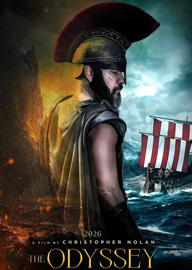 The Odyssey: Fırtınalı Denizde Savaşçı metal tablo
