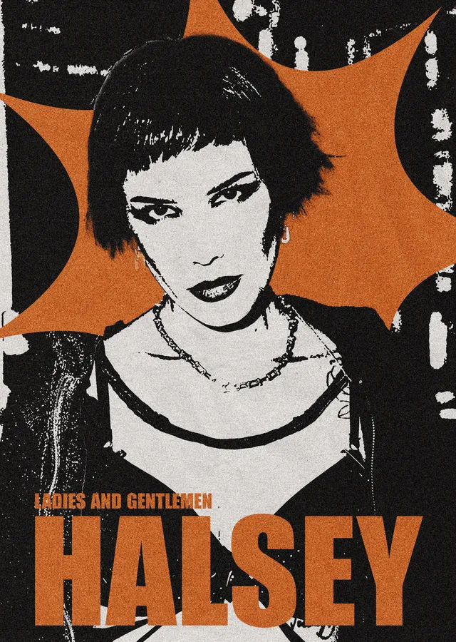 Halsey: Ladies and Gentlemen metal tablo
