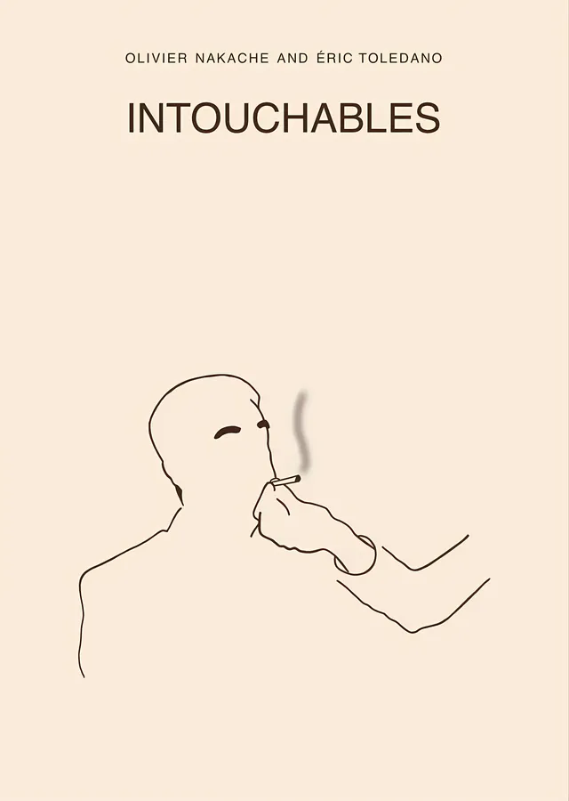 Intouchables: Minimalist Afiş metal tablo
