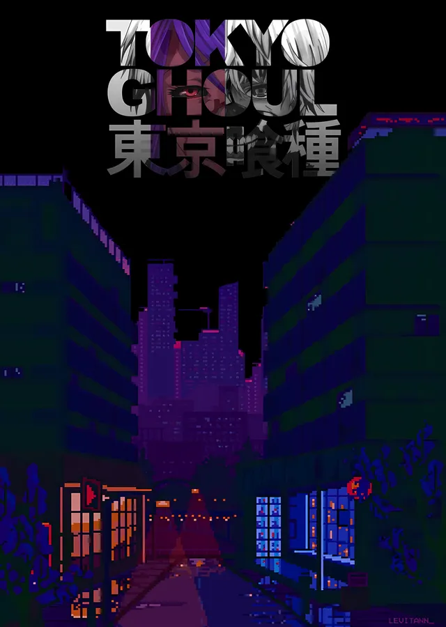 Tokyo Ghoul: Neon Sokaklar metal tablo