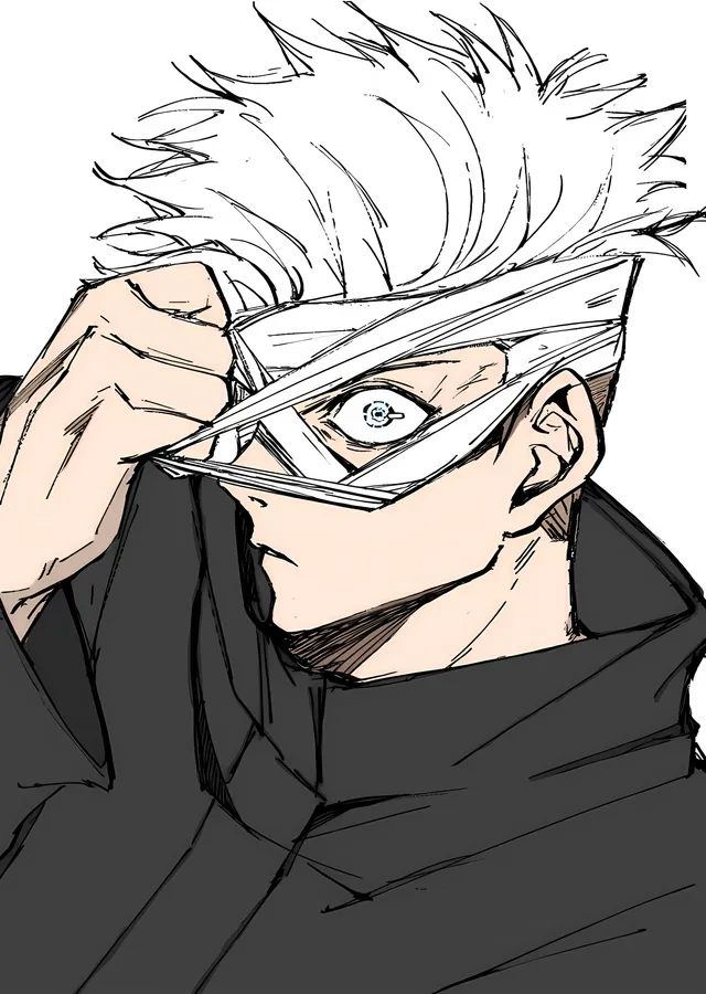 Jujutsu Kaisen - Gojo Satoru: Bandaj metal tablo