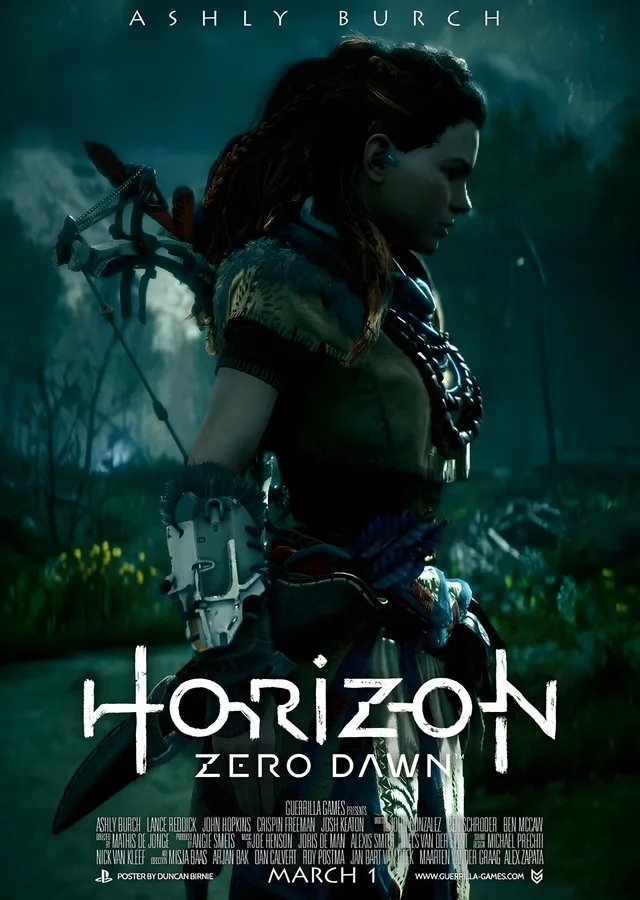 Horizon Zero Dawn: Aloy'un Yükselişi metal tablo
