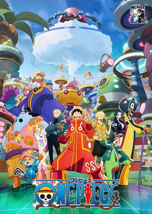 One Piece: Egghead Adası metal tablo