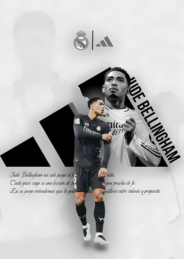 Jude Bellingham: Real Madrid Formasıyla metal tablo