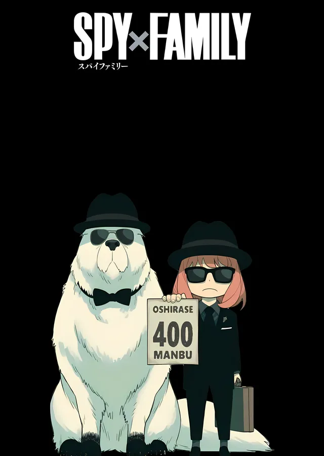 Spy x Family: Bond ve Anya metal tablo