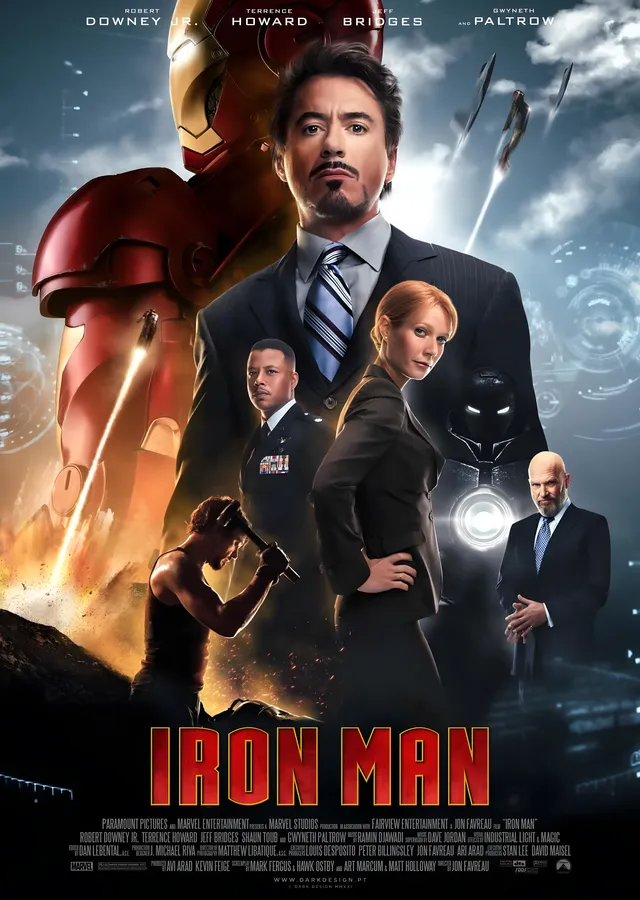 Iron Man metal tablo