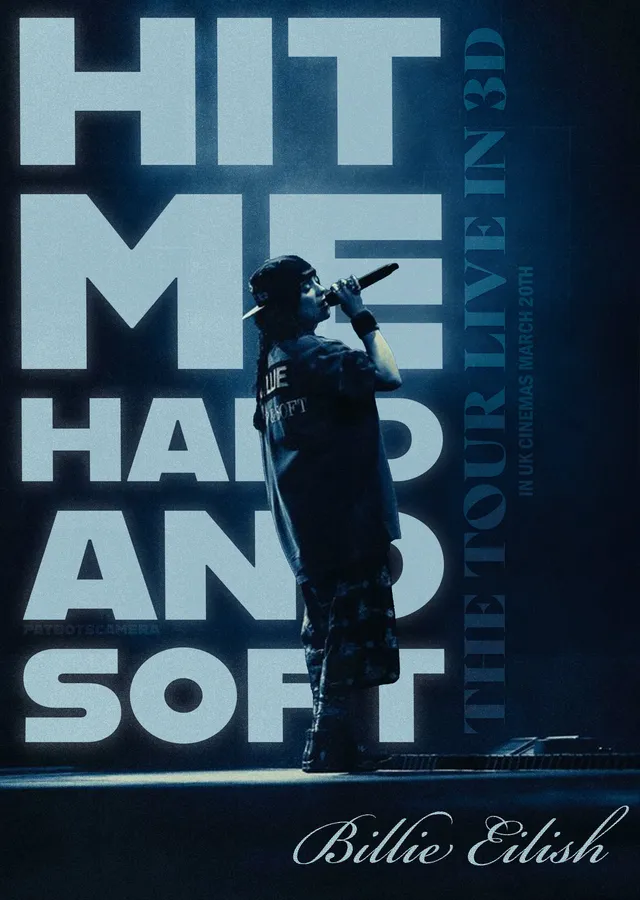 Billie Eilish: Hit Me Hard and Soft Tour metal tablo