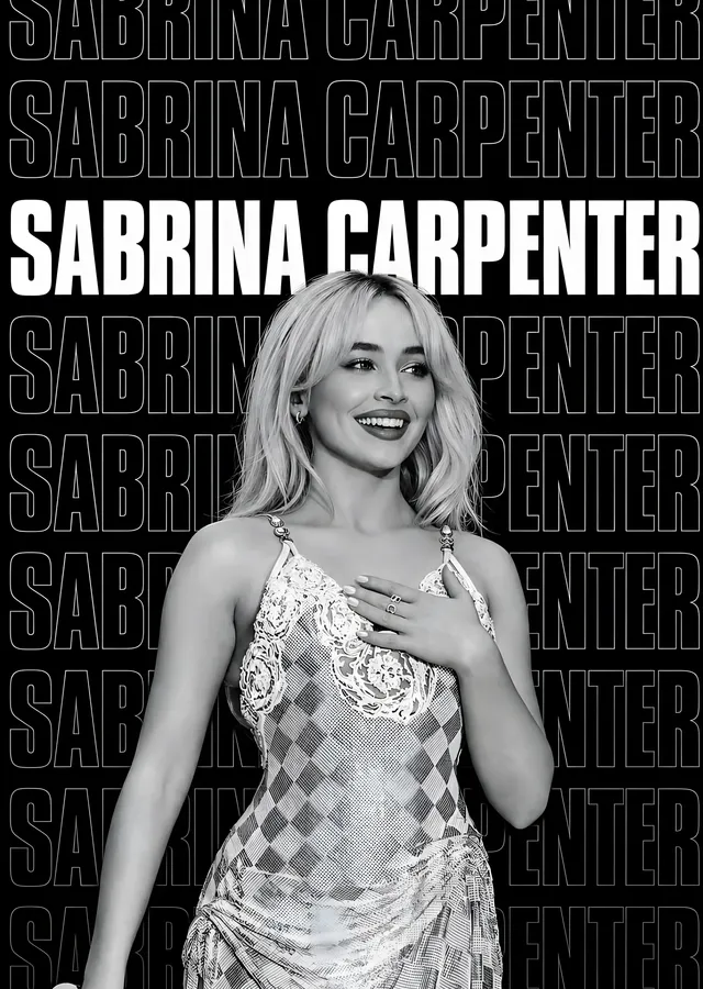 Sabrina Carpenter metal tablo