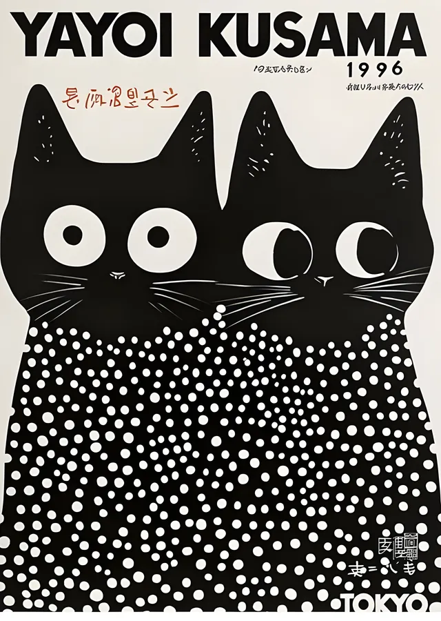 Yayoi Kusama 1996 metal tablo