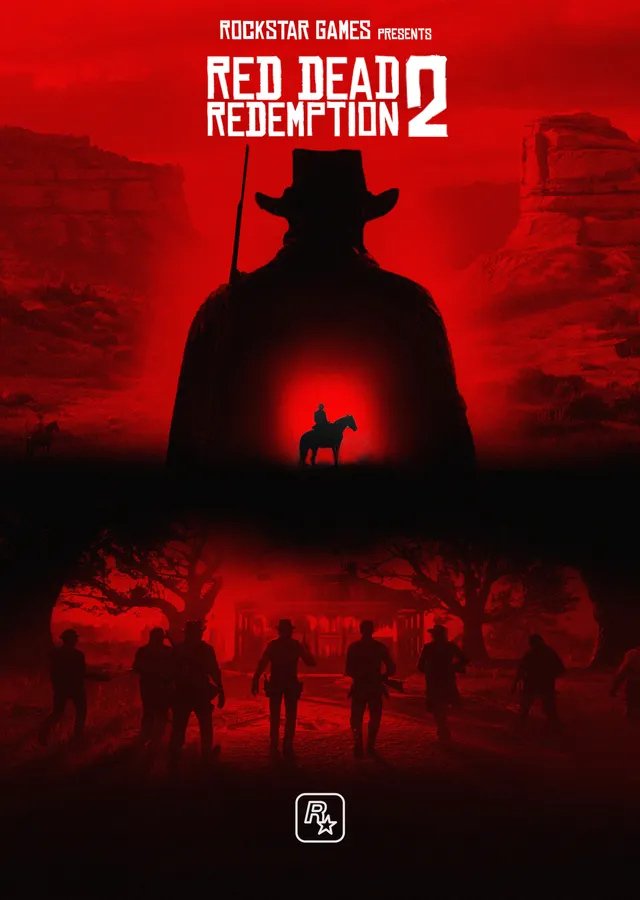 Red Dead Redemption 2 metal tablo