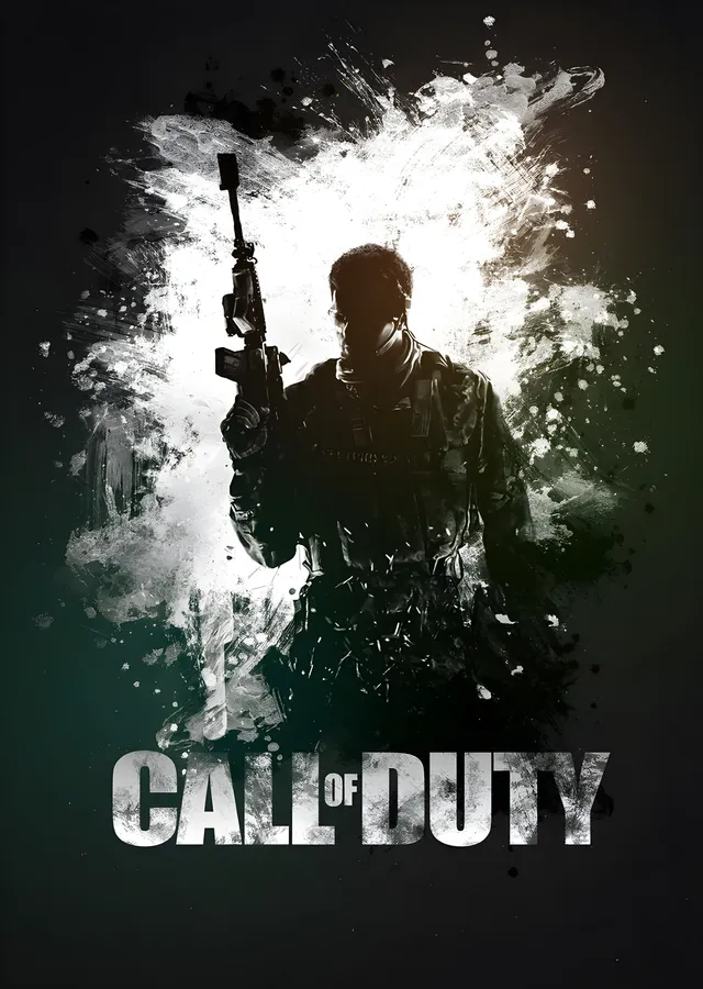 Call of Duty: Siluet metal tablo