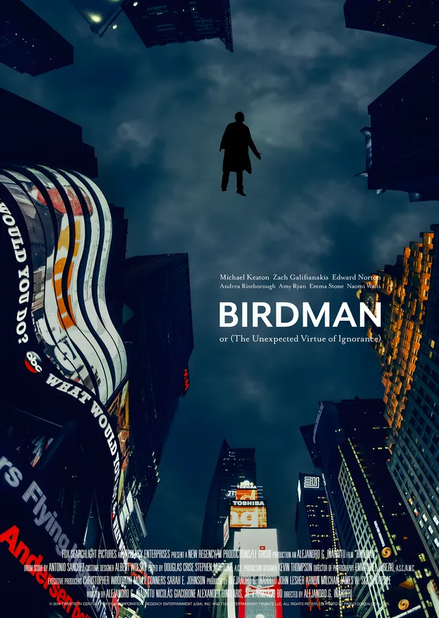 Birdman metal tablo