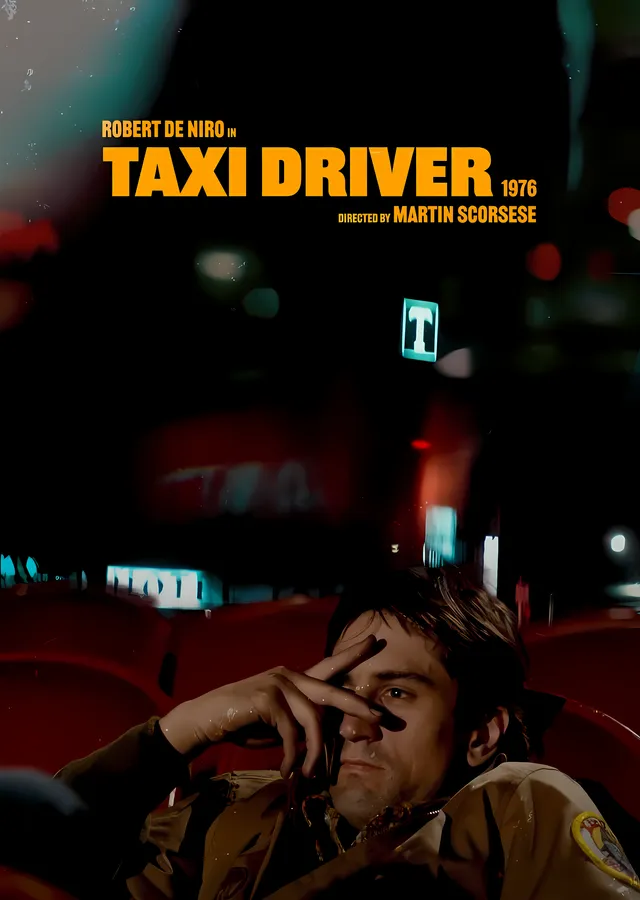 Taxi Driver: 1976 Filmi metal tablo