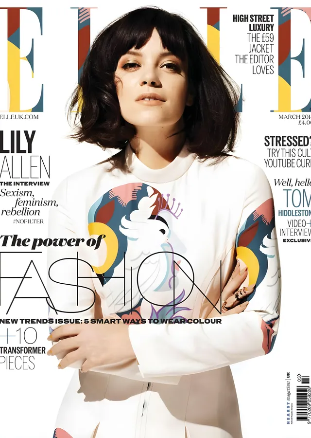 Elle: Lily Allen metal tablo