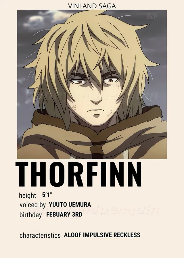 Vinland Saga: Thorfinn Kartı metal tablo