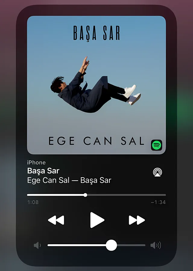Ege Can Sal - Başa Sar metal tablo