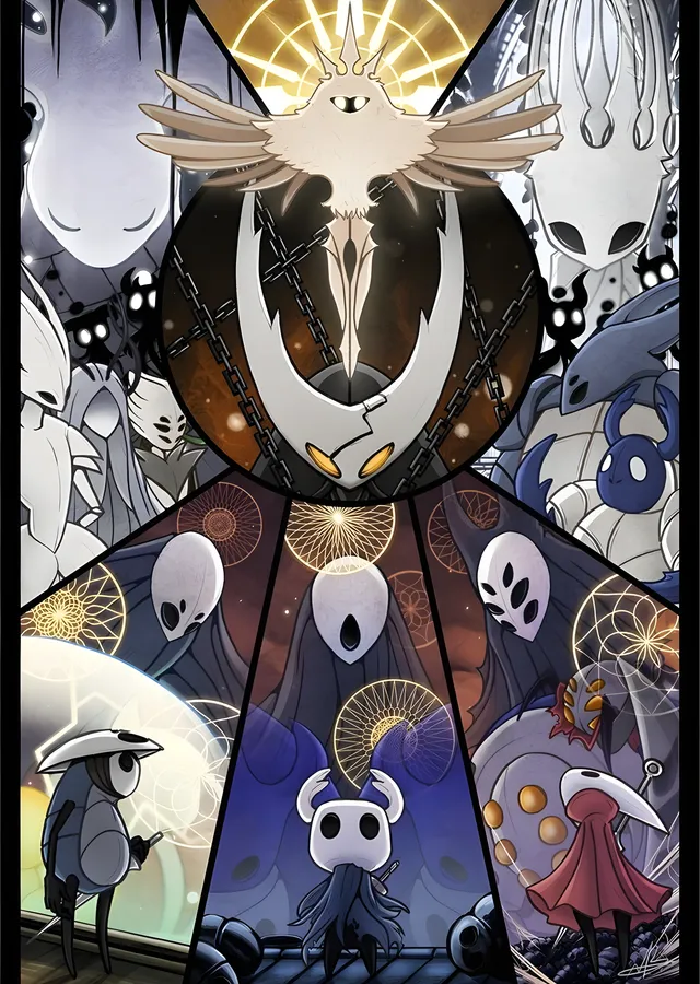 Hollow Knight: Panteon metal tablo