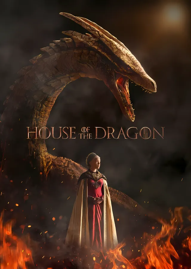 House of the Dragon: Alevlerin İçinde metal tablo