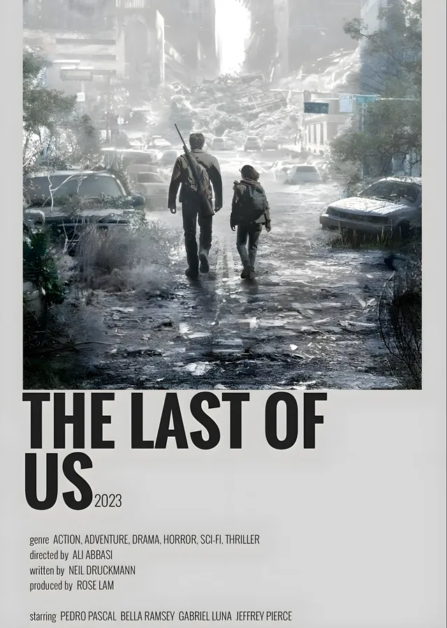 The Last of Us 2023 metal tablo