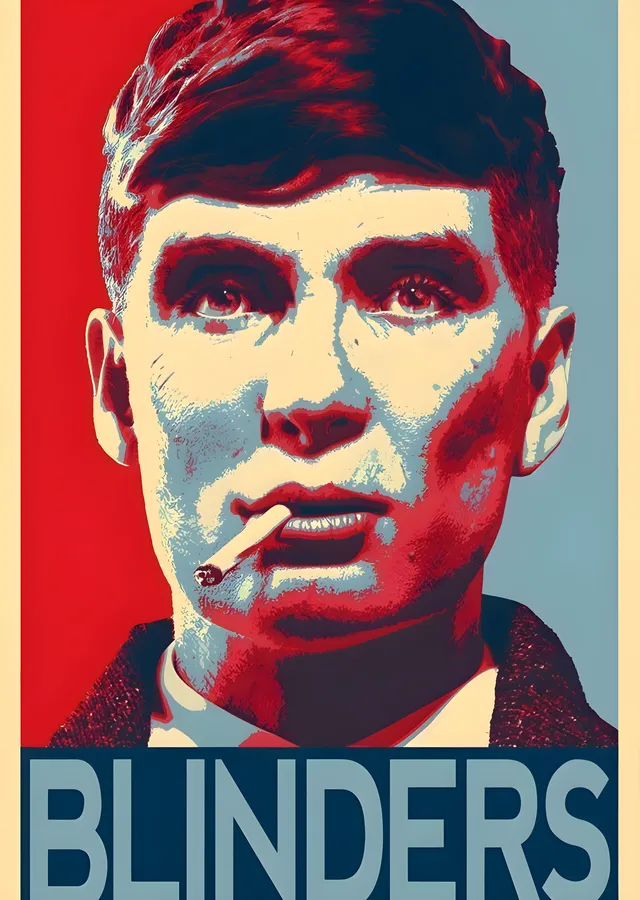 Peaky Blinders - Thomas Shelby Portresi metal tablo