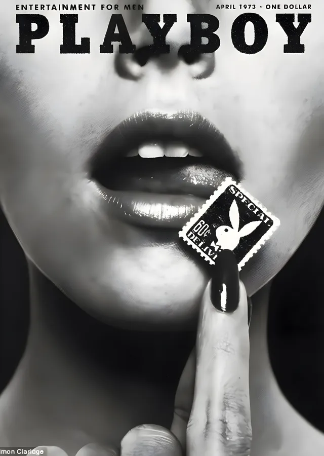 Playboy: April 1973 Cover metal tablo