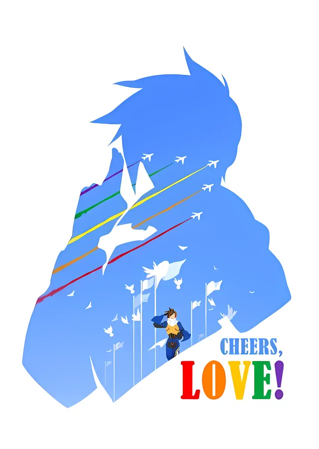 Tracer - Cheers, Love! metal tablo