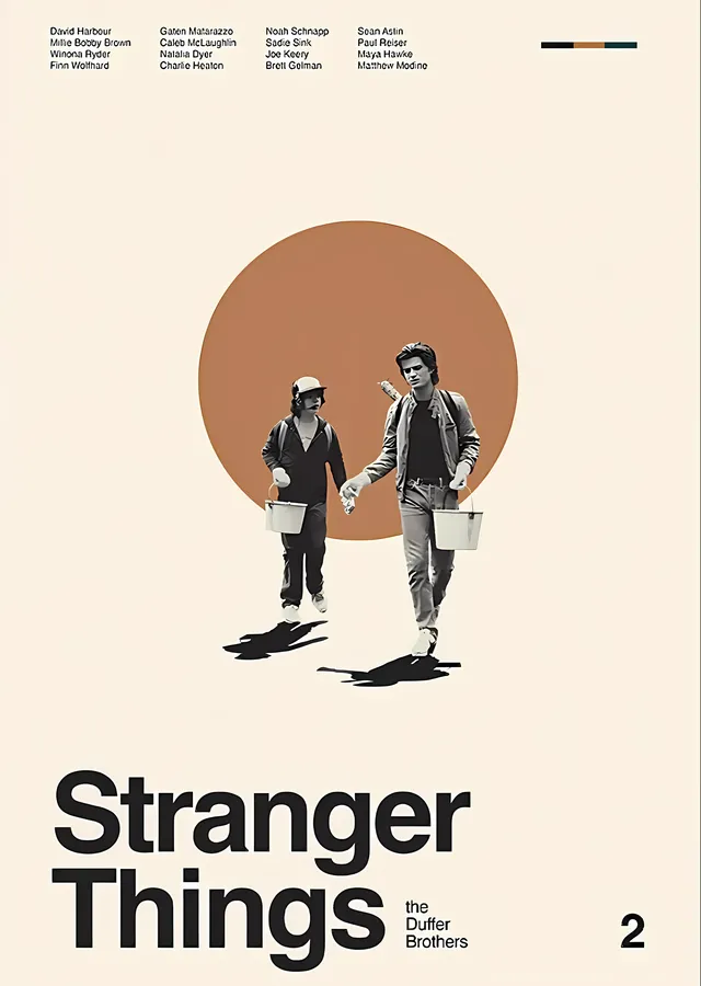 Stranger Things: Duffer Brothers' Dizi metal tablo