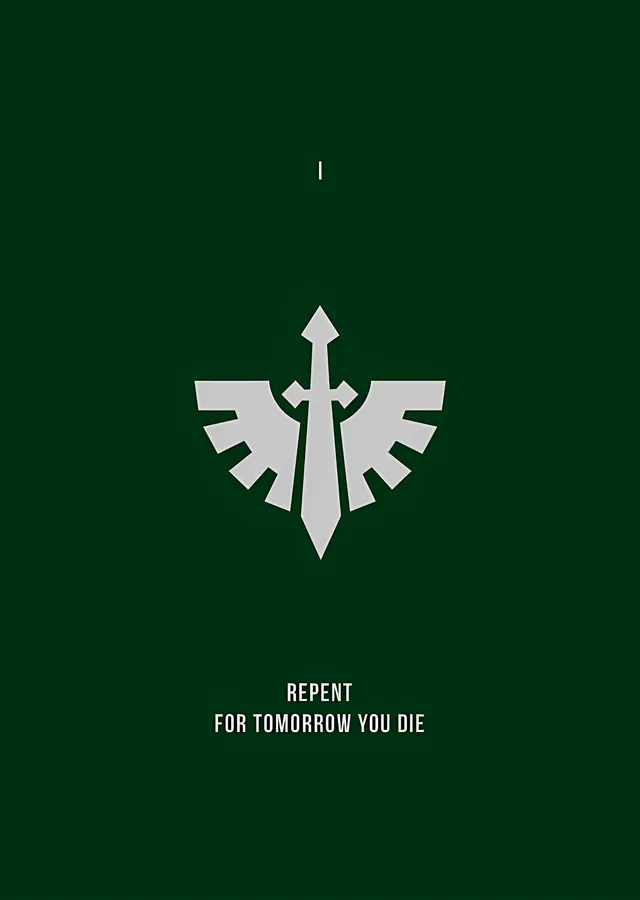 Warhammer 40K: Repent, For Tomorrow You Die metal tablo