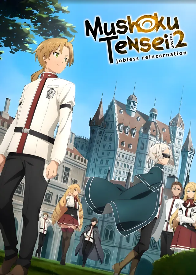 Mushoku Tensei 2: Sihir Akademisi metal tablo