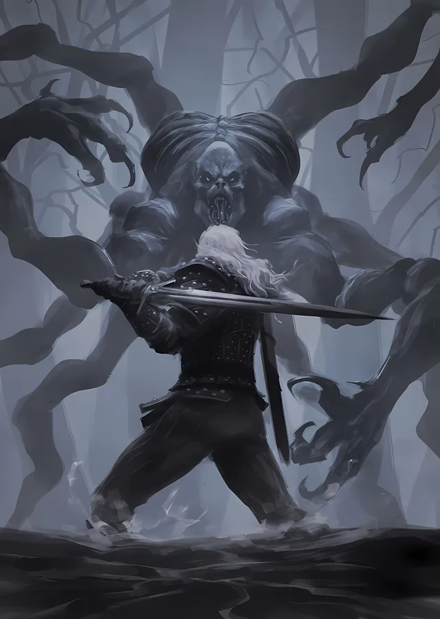 The Witcher 3: Wild Hunt - Canavar Avcısı metal tablo