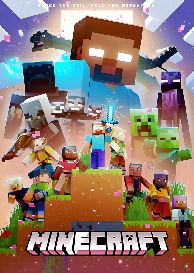 Minecraft: Tehlikeli Macera metal tablo