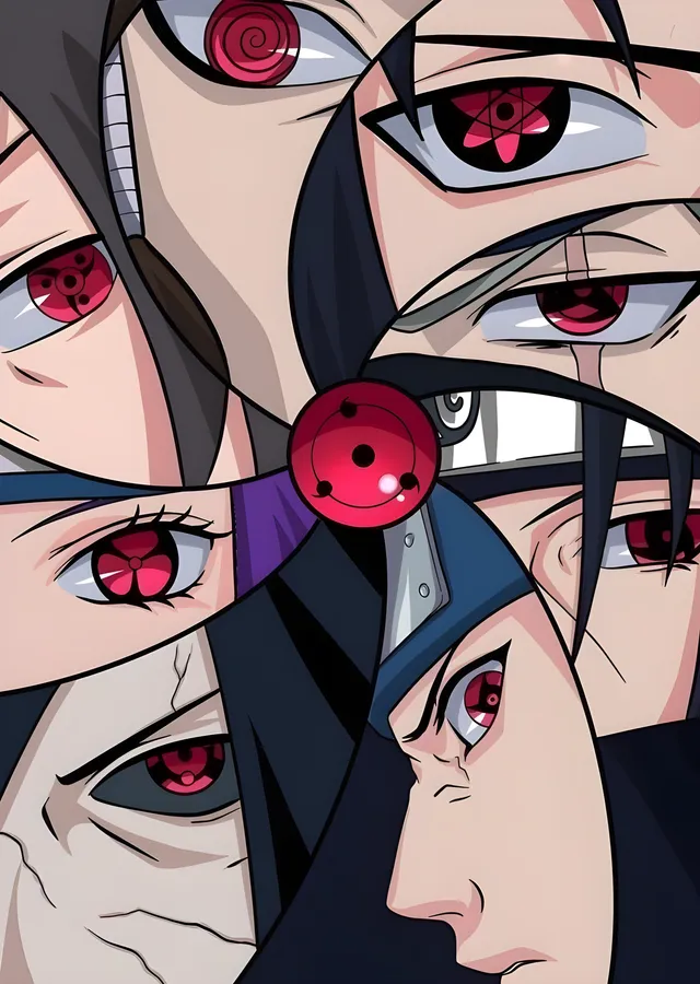 Sharingan Gözler metal tablo