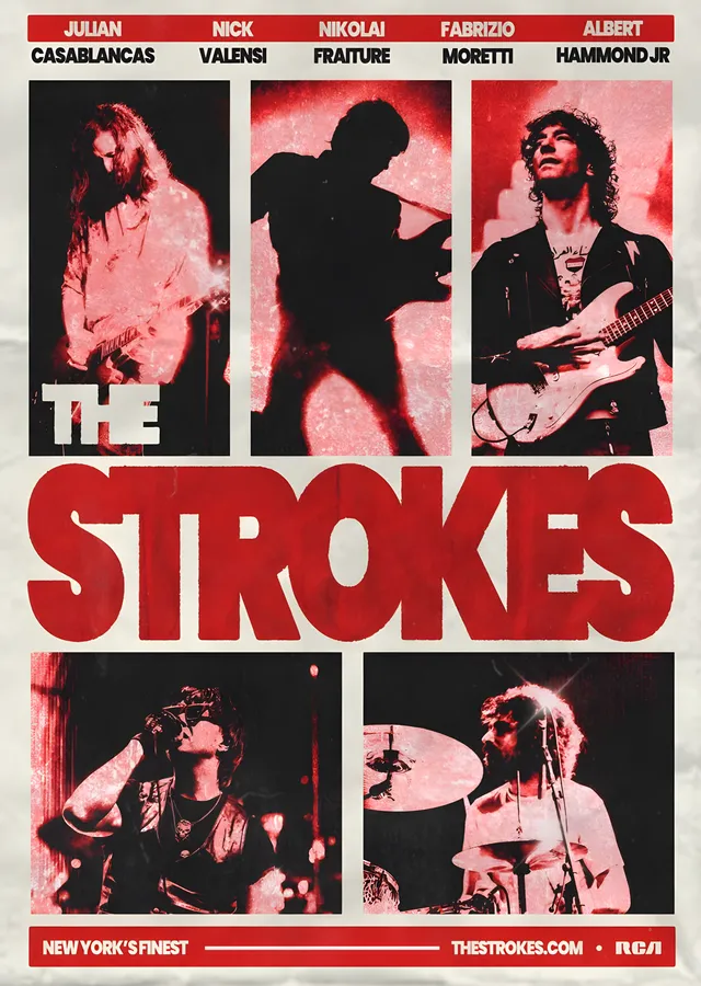 The Strokes: New York's Finest metal tablo