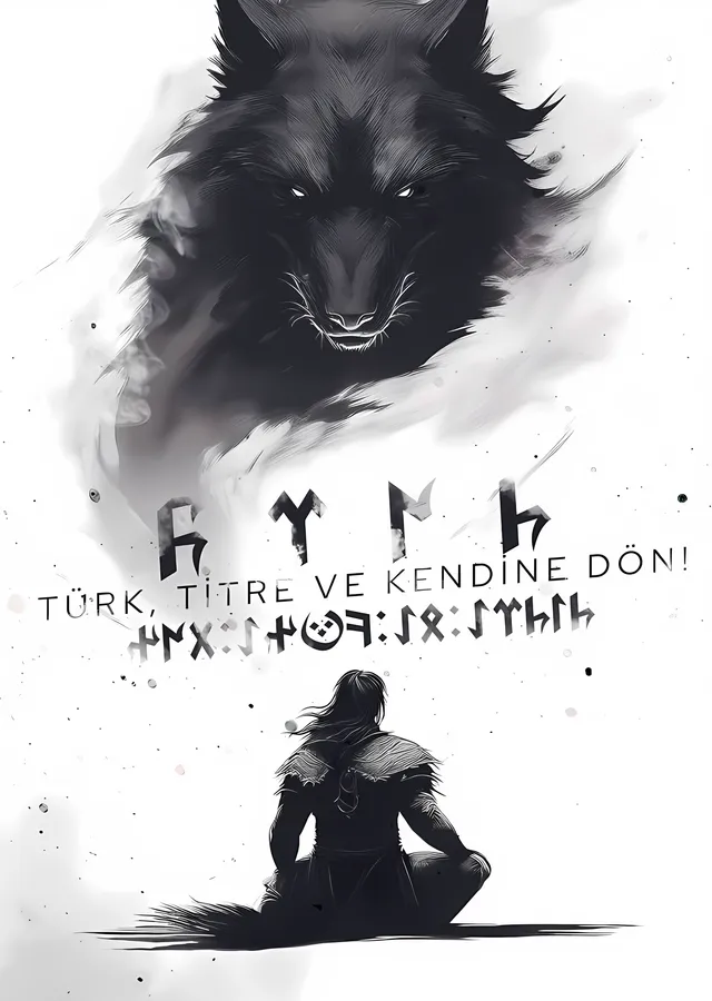 Türk, Titre ve Kendine Dön metal tablo