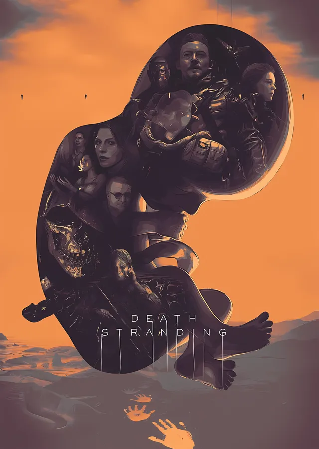 Death Stranding: Bağlantıların Ötesinde metal tablo